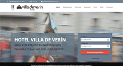 Desktop Screenshot of hotelvilladeverin.com